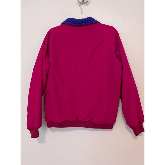 Vintage Land’s End Women's Size S Windbreaker Jacket Pink Purple Long Sleeves - Picture 2 of 6